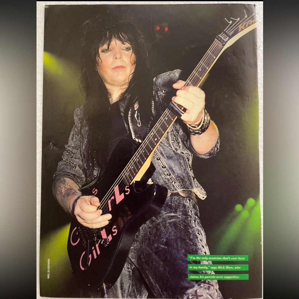 Motley Crue’s Mick Mars Pinup